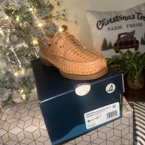 Tan Leather Loafers by Sperry